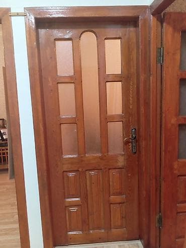 tikinti materialı: 5 ede Ağac otaq qapısı - Material: təbii ağac (şam tonunda — 1