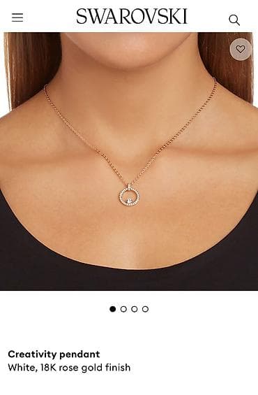 Swarovski orijinal kulon ✨ Tamamilə yeni və heç istifadə olunmayıb — 4