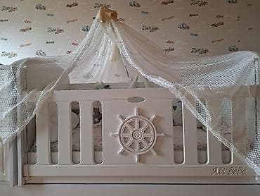 Oğlan üçün, İşlənmiş, Dördbucaq, Beşik, Dəst ilə, Matras ilə — 5