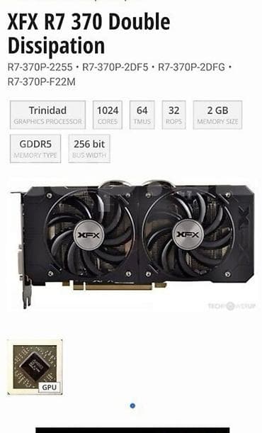 attack shark x85: Videokart XFX Radeon R9 370, < 4 GB — 1