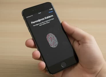 ayfon 6 pulus: IPhone 7, 32 GB, Black Titanium, Barmaq izi, Simsiz şarj — 1