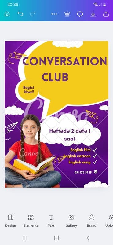 Təlim, kurslar: Xarici dil kursu, İngilis dili, Uşaqlar üçün, Danışıq klubu — 7