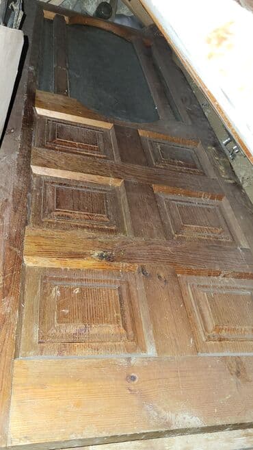 входные двери стекло: Taxta giriş qapısı - Material: tam ağac (kütləvi), klassik panelli — 6