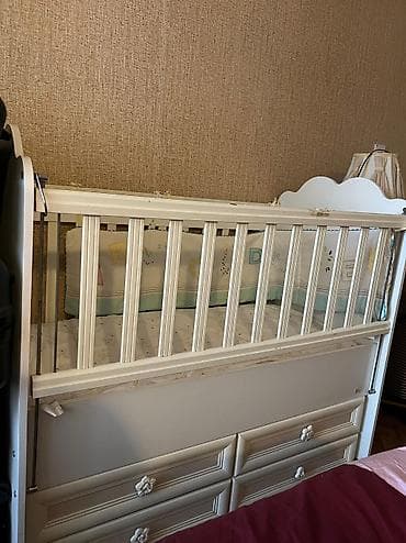 ikinci el manejler: 🛏️ Детская кроватка (манеж) с ящиками — 50 манат Продаётся детская — 4