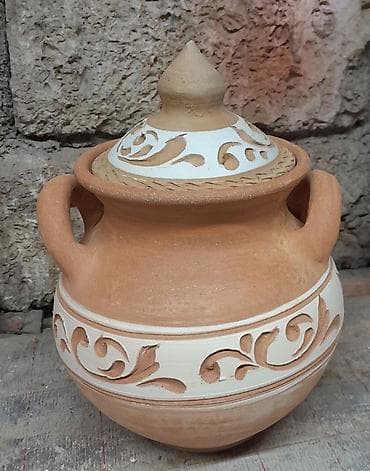 Qazan, rəng - Qəhvəyi, Keramika, Azərbaycan