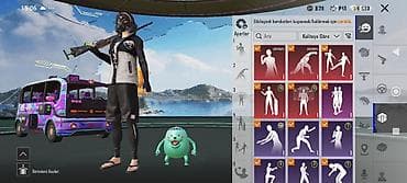PUBG Mobile hesabı – yüksək səviyyəli kolleksiya və nadir laboratoriya — 8