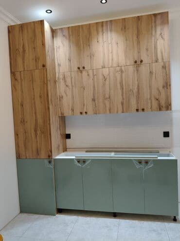 metbex meneli: Sifarişlə mətbəx dəsti, Özü çəkən petlələr, Sadə laminat, Kredit yoxdur, Pulsuz çatdırılma — 1