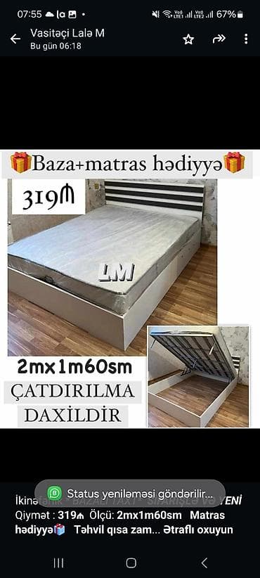 İkinəfərlik _* BAZALI TAXT*_ _*SİFARİŞLƏ VƏ YENİ*_ Qiymət : *319₼* — 1