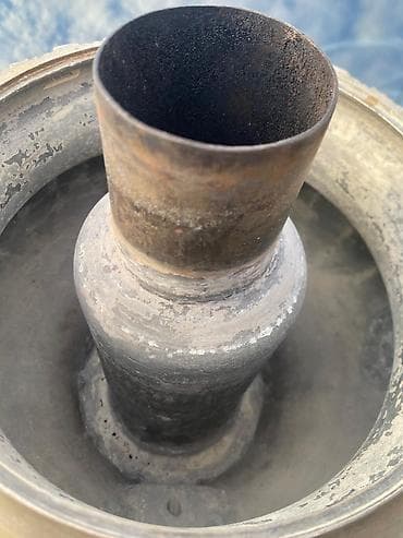 antikvar samovar: Antik samovar – bürüncdən, klassik “gövdəsi qabarlı” formalı — 6