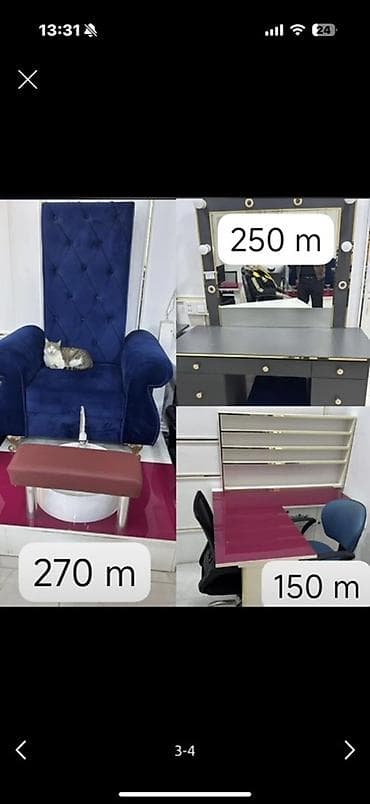 salon skaflari: Gözəllik salonu avadanlıqları və mebelləri - Manikür/pedikür üçün — 1