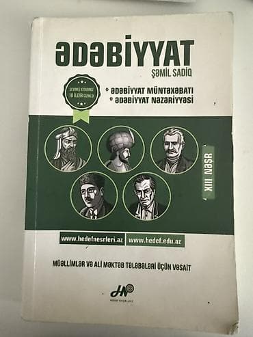 Ədəbiyyat kitabları
Hər biri cəmi 2 azn