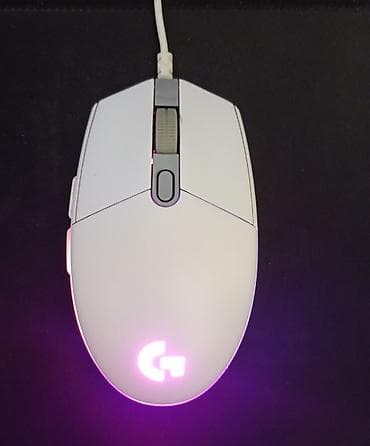 Ноутбуки: Logitech G seriyası simli oyun mouse-u (ağ) - USB-A qoşulma, toxunma — 3