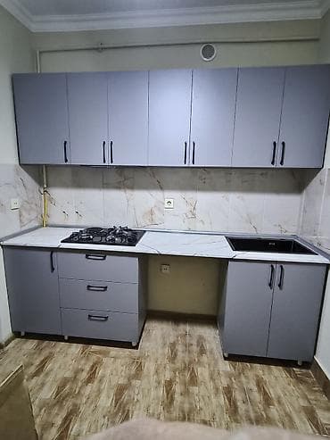 dekorativ masa: Sifarişlə mətbəx dəsti, Özü çəkən petlələr, Sadə laminat, Kredit yoxdur, Ünvandan götürmə, Pulsuz çatdırılma, Ödənişli çatdırılma — 3