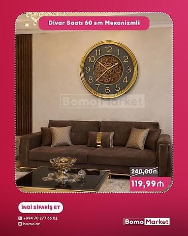 3d saat: Divar saatları, Mexaniki — 1