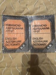 orfoepiya lüğəti yüklə: Dil kitabları və lüğətlər dəsti - İngilis-Azərbaycan lüğəti, “TDK” — 2