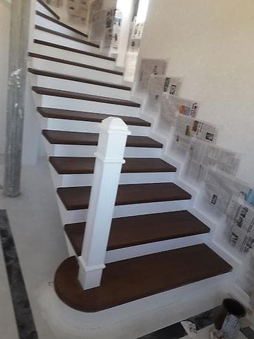 bulaq dizaynlari: Mərmər effektli qara-ağ dizaynda, massiv ağacdan hazırlanmış daxili — 5