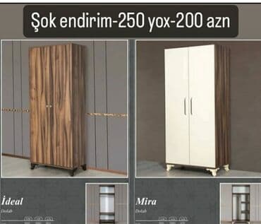 mətbəx çanaqları: Yeni, Açılan, 2 qapılı Düz dolab, Dolab-asılqan, Azərbaycan — 1
