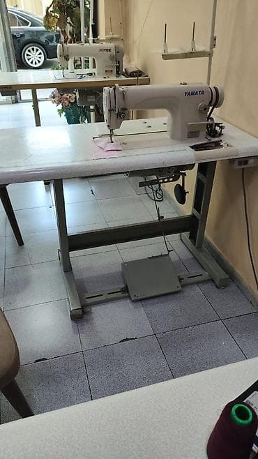 Yamata sənaye tikiş maşını – düz tikiş (1 iynə, lockstitch) - Güclü — 2