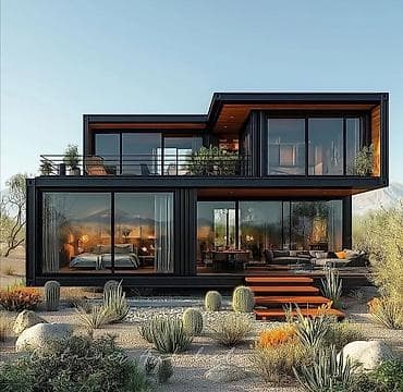 konteynerlər: Yeni muasir modul evlər kotteclər koffe şoplar istirahət məkanları — 4