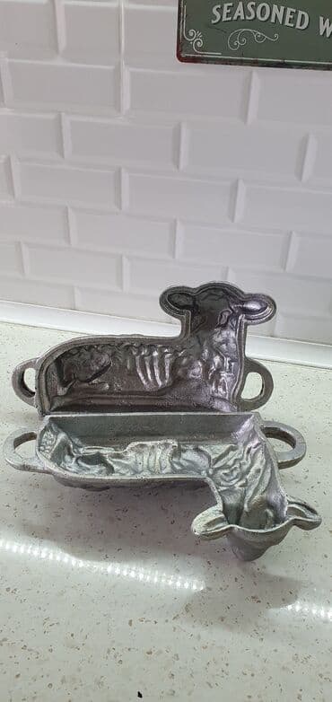 Çaydanlar və qəhvədanlar: Şirniyyət qəlibləri, rəng - Gümüşü, Metal, Fiqur — 2