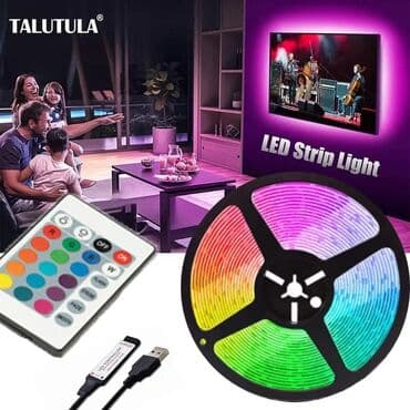 gecə işıqları (noçnik): Led işıq led lent işıq 10 metr pultla idare olunma — 1
