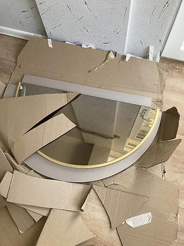 bezekli i herfi: Güzgü Divar üçün, Dairə, Dekorativ, Çərçivə ilə — 5