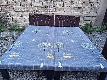 taxta carpayi: Yeni, İkinəfərlik çarpayı, Bazasız, Matrassız, Siyirməsiz, Azərbaycan — 4