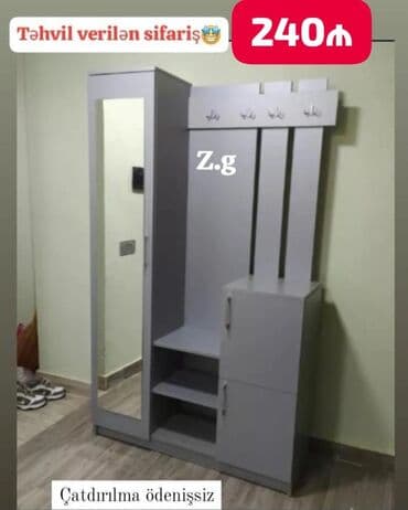 viona mebel: *Dəhliz Dolabı 💫 240Azn* ◻️İstehsalı:Rusiya Laminatı 18/lik *◻️Rəng — 1