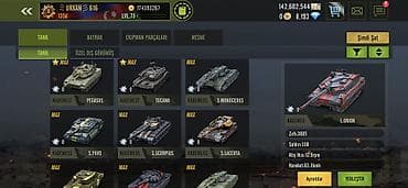 Игрушки: Oyun hesabı – Tank müharibəsi oyunu (LVL 73) - Profil: URXAN 616 — 3