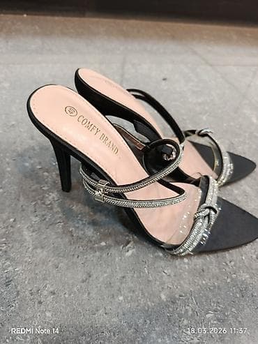 sendel: Qadın yüksək daban sandal - Brend: COMFY BRAND - Ölçü: 40 - Rəng — 1