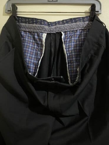 женские длинные майки: Классические Мужские брюки, New Yorker, цвет - Черный — 5