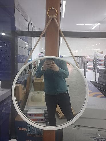 dekor güzgü: Güzgü Divar üçün, Dairə, Dekorativ, Çərçivə ilə — 1