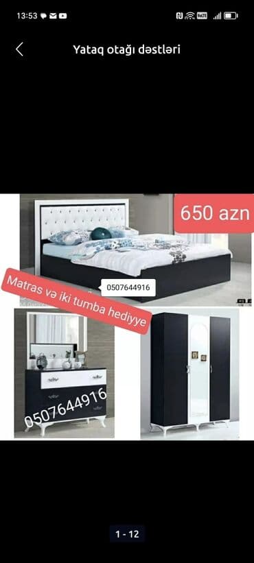 tek adamliq kravatlar: 🛋️🛏️🪑Komfortun və keyfiyyətin tək űnvani "M. M. Mobilya" ✅Möhtəşəm — 12