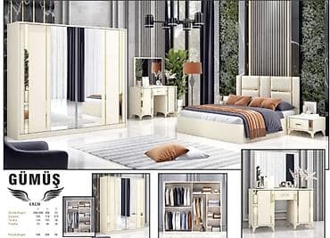 Yataq otağı dəstləri: İkinəfərlik çarpayı, Dolab, Termo, Tumba, Yeni — 1