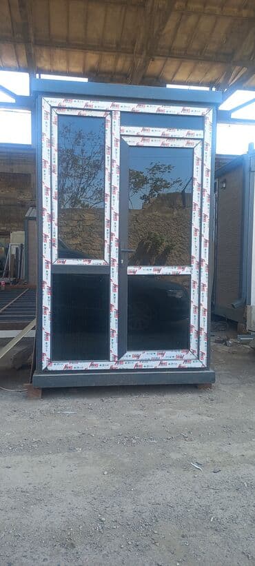 пластиковые окна токмок: Yeni İkiqat şüşə paketi Plastik pəncərə, Еni: 1 sm, Uzunluğu: 1 sm, Ödənişli quraşdırma — 12