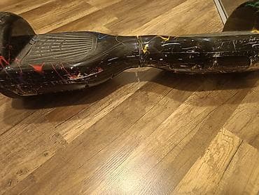 Hoverboard / Gyroskuter - Korpus: qara rəngli, rəngarəng “lightning” — 1