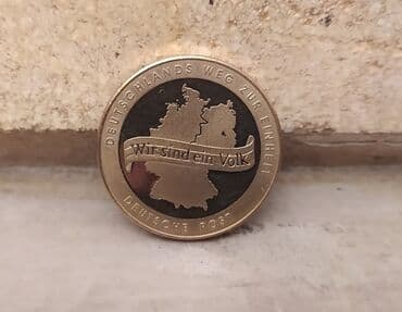 5000 rubl neçə manatdır: «Горбачёв и Коль на Кавказе» Памятная медно-никелевая медаль с — 2