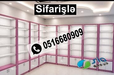 Kosmetika vitrini Kosmetika mağazası üçün vitrin Kosmetika üçün vitrin