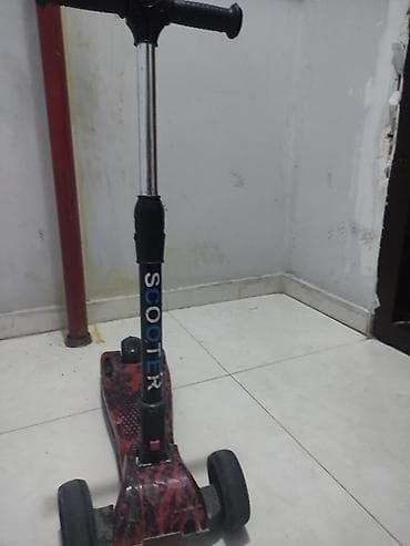 Uşaq skuterı – 3 təkərli, yönləndirmə ilə - Model: T-dirəkli uşaq