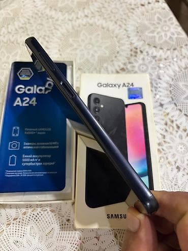 huawei p40 lite: Samsung Galaxy A24 4G, 128 GB, rəng - Qara, Barmaq izi — 2