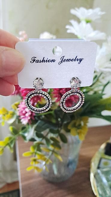 sirgalar instagram: Sirğa - Model: dairəvi sallantılı sirğalar - Üslub: Fashion Jewelry - — 3