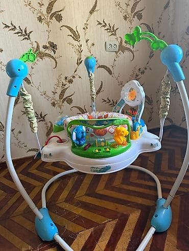 oyuncaql: Uşaq üçün interaktiv tullanqa/jumperoo - Dairəvi konstruksiya: 4 — 2