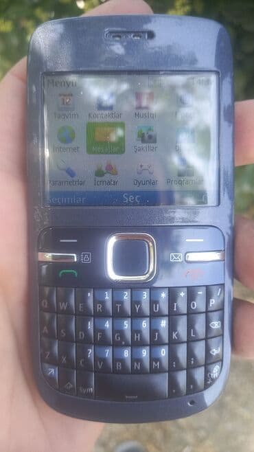 nokia с6 01 бу: Nokia C3, rəng - Göy, Düyməli — 1