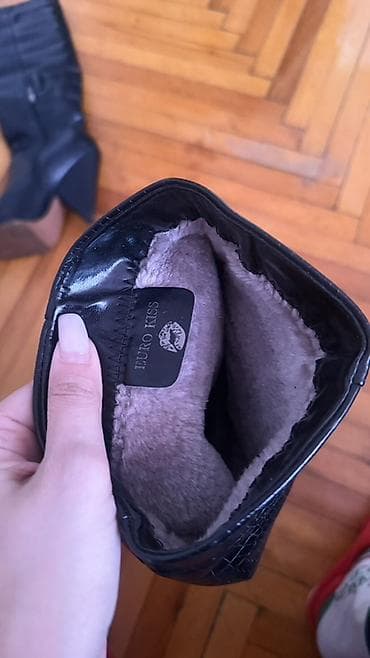 Женская обувь: Сапоги, Размер: 37, цвет - Черный, Новый — 4