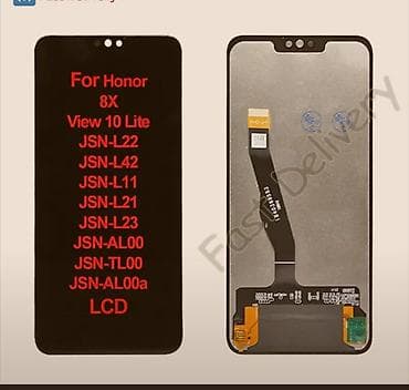 komputer ekranı: Honor x8 üçün LCD ekran modulu (ekran + sensorli şüşə) - Tam — 5
