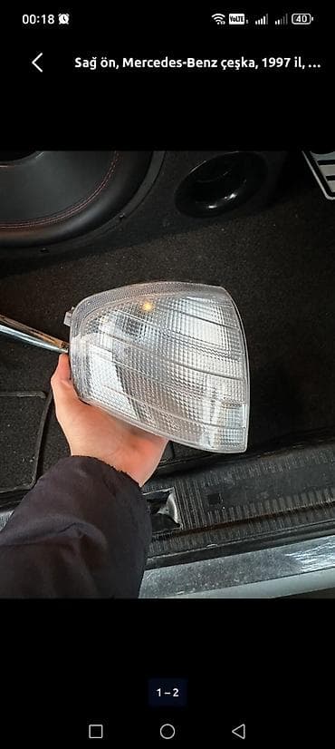 mercedes e320 yanacaq serfiyyati: Məhsul: Sağ ön dönmə siqnalı/fara bloki (sinyal) – Mercedes‑Benz — 2