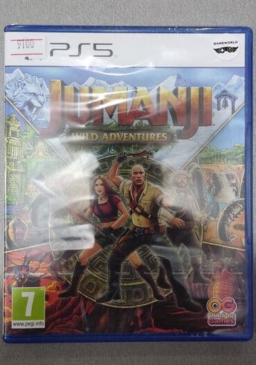 rol ps: Playstation 5 üçün jumanji wild adventures oyun diski, tam yeni — 1