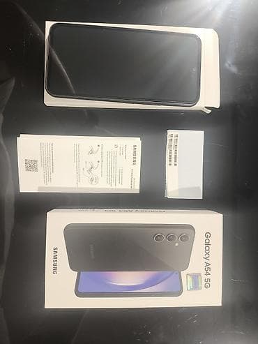Samsung Galaxy A54 5G, 256 GB, rəng - Qara, Sənədlərlə