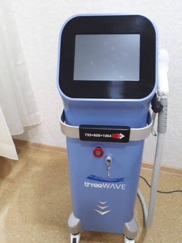 bar oturacaqlar: "Threewave" lazer epilyasiya cihazı (diod/buz başlıqlı). İdeal — 3
