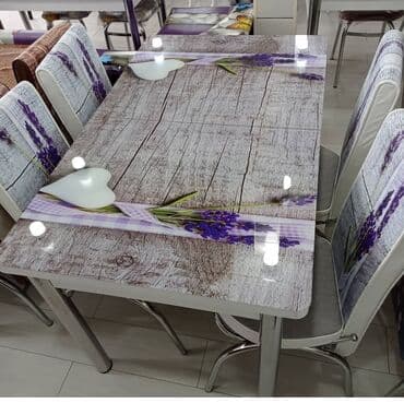 metbext moyka: Mətbəx üçün, Yeni, Açılan, Dördbucaq masa, 4 stul — 13